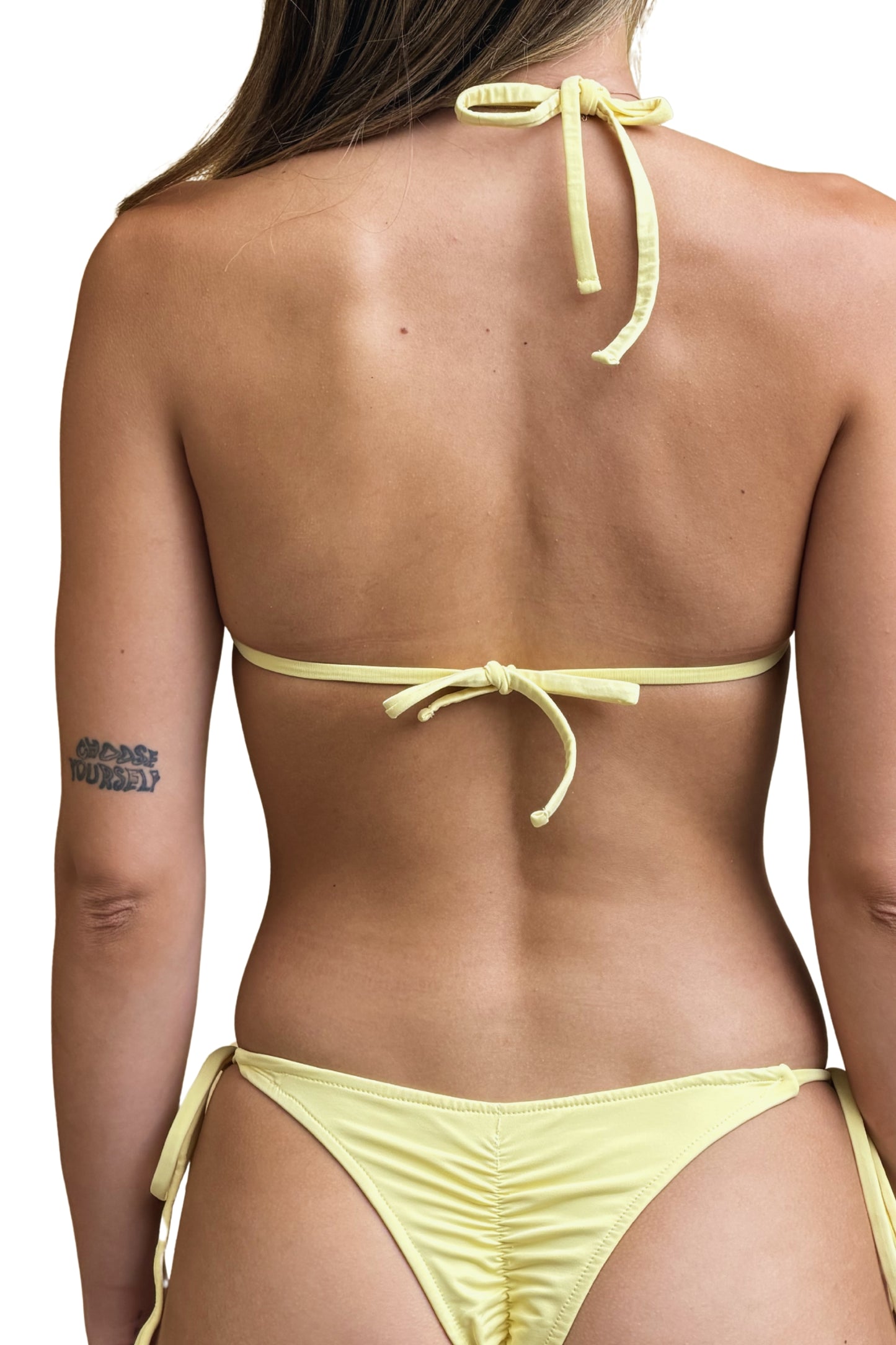 Calcinha de Biquíni Laço Mirah - Amarelo Manteiga