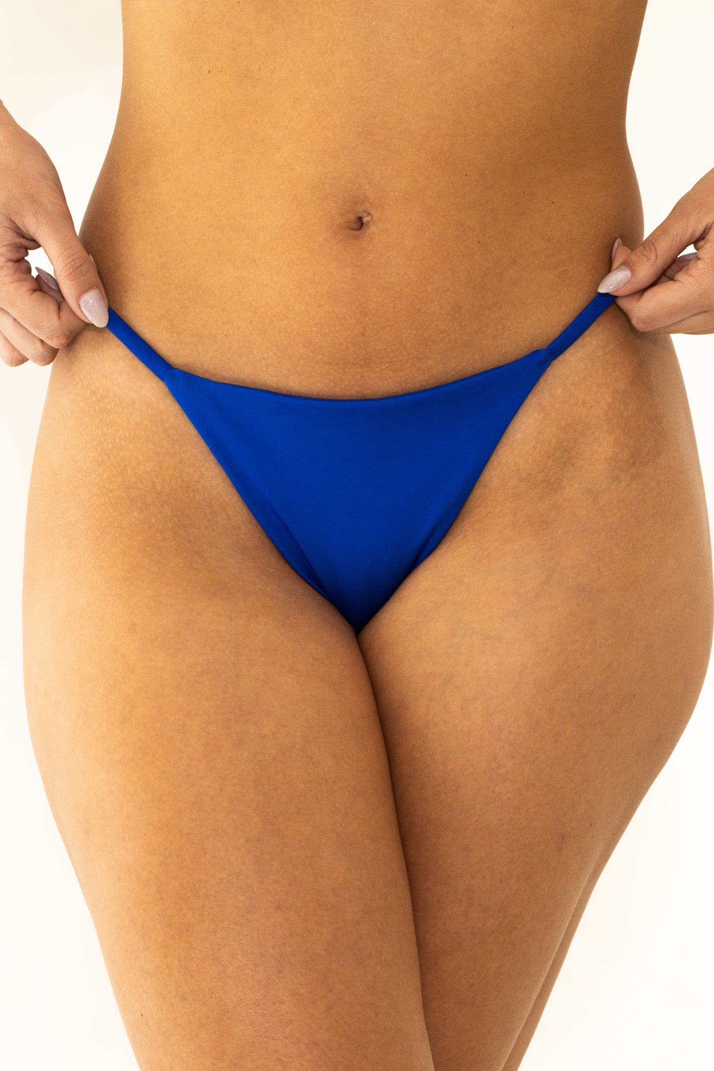 Calcinha de Biquíni de Fita Mila - Azul Grego